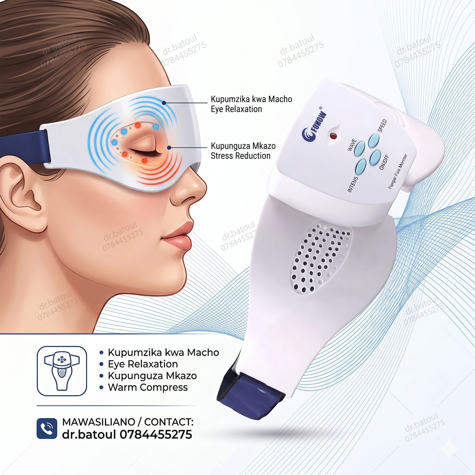 Fohow Magnetic Eye Massager